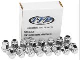ITP Lug Nuts ALUG11BX Nuts, Flange Seat, 3/8-24 RH in. Thread Size, Steel, Chrome, Set of 16 thumbnail 3