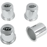 ITP Center Caps SM1300BX Caps, Snap-on, Closed, Plastic, Chrome, Logo, Set of 4 thumbnail 2