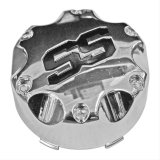 ITP Center Caps P110SS Cap, Snap-on, Closed, Plastic, Chrome, SS Logo, Each thumbnail 1