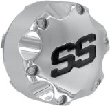 ITP Center Caps P110SS Cap, Snap-on, Closed, Plastic, Chrome, SS Logo, Each thumbnail 2