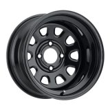 ITP Delta Steel Black Wheels 14x7 DELTA STEEL WHEEL 4/156 12mm 4+3 BLACK, (D14F2156) thumbnail 1