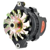 Powermaster Race Alternators 8066 Alternator, Race, Black, 100 Amp, 16v, GM CS121, Each thumbnail 1