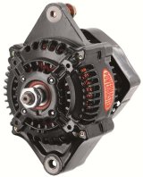 Powermaster Race Alternators 8132 Alternator, Internal Regulator, 100 Amp, Black, Race, Each thumbnail 3