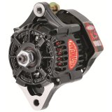 Powermaster XS Volt Alternators 8168 Alternator, Internal Regulator, 50 Amp, Black, Race, Each thumbnail 2