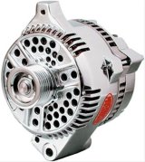 Powermaster Street Alternators for 1987-1993 MUSTANG - 177711 Alternator, Internal Regulator, 140 Amp, Chrome Plated, Ford, Mercury, Each thumbnail 3