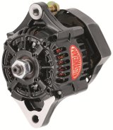 Powermaster Race Alternators 8182 Alternator, Internal Regulator, 75 Amp, Black, Race, Each thumbnail 6