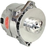 Powermaster Street Alternators 67294 Alternator, Internal Regulator, 150 Amp, Polished, Buick, Oldsmobile, Pontiac, Chevy, GMC, Each thumbnail 6