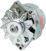 Powermaster Street Alternators 37293 Alternator, Internal Regulator, 150 Amp, Chrome Plated, Buick, Oldsmobile, Pontiac, Chevy, GMC, Each thumbnail 6