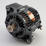 Powermaster Race Alternators 8146 Alternator, DENSO Style Prepped, Internal Regulator, 150 Amp, Black, Race, Each thumbnail 4