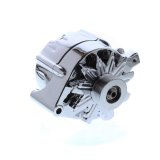 Powermaster Race Alternators 8-37140 Alternator, Internal Regulator, 150 Amp, Chrome Plated, Ford, Mercury, Jeep, Each thumbnail 2
