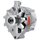 Powermaster Race Alternators 8-37140 Alternator, Internal Regulator, 150 Amp, Chrome Plated, Ford, Mercury, Jeep, Each thumbnail 5