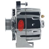Powermaster Race Alternators 8-37140 Alternator, Internal Regulator, 150 Amp, Chrome Plated, Ford, Mercury, Jeep, Each thumbnail 6