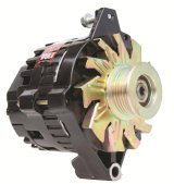 Powermaster XS Volt Alternators 578028 Alternator, CS130, 140 Amp, Black Powdercoated, Center Offset, Each thumbnail 4