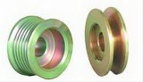 Powermaster Serpentine Alternator Pulleys 108 Pulley, Alternator, Overdrive, Serpentine, 8-Groove x 2.28 in. Diameter, .669 in. Bore, Universal, Each thumbnail 1