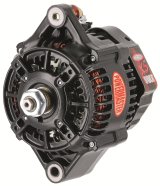 Powermaster XS Volt Alternators 8148 Alternator, Volt, DENSO Style Race Prepped, Internal Regulator, 150 Amp, Black, Adjustable Voltage, Each thumbnail 3