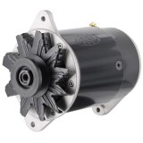 Powermaster PowerGEN Alternators 82117 Alternator, Alternators, 6V Negative Ground, 60 amps, Black, V-Belt Pulley, Each thumbnail 1