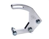 Powermaster Alternator Brackets 880 Bracket, Driver Side, Snug Mount, Billet Aluminum, Polished, Block Mounted, Chevy, Big Block, Kit thumbnail 2