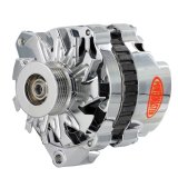 Powermaster Street Alternators 37861 Alternator, Internal Regulator, 140 Amp, Chrome Plated, Left Offset, Chevy, GMC, Pontiac, Each thumbnail 3