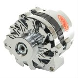 Powermaster Street Alternators 37861 Alternator, Internal Regulator, 140 Amp, Chrome Plated, Left Offset, Chevy, GMC, Pontiac, Each thumbnail 5