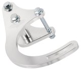 Powermaster Alternator Brackets 897 Bracket, Aluminum, Satin, Engine Block Front Mount, Short Water Pump, Chevy, Big Block, Each thumbnail 1