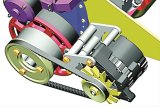 Powermaster Alternator Motor Plate Spacer Kits 982 Spacer, Aluminum, Polished, 1.875 in. Length, Chevy, Small/Big Block, Each thumbnail 2
