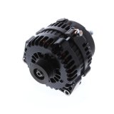Powermaster High-Amp Alternators 58237 Alternator, High-Amp, GM AD244 Case, 220 amps, 12 V, Serpentine Pulley, Offset Mount, Black Powdercoat, Internal Regulator, Chevrolet, GMC, Each thumbnail 2