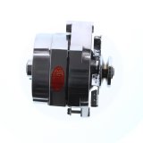 Powermaster Retro Alternators 67127 Alternator, Retro, GM 10si, 12 V, 100 amps, Polished, V-belt Pulley, Buick, Cadillac, Chevy, Olds, Pontiac thumbnail 4