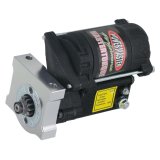 Powermaster Mastertorque Starters 9609 Starters, Mastertorque, Mini Denso, Standard Rotation, Black Powdercoated, Billet Aluminum Mounting Block, Chevy, Small Block, Each thumbnail 2