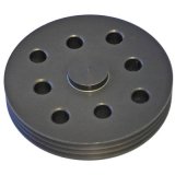 Powermaster Water Pump Pulleys 173 Pulleys, Drive Pulley For Alternator, 3.07 in. Diameter, 3-Groove Serpentine, 0.75 in. Shaft, Chevrolet Small Block, Circle Track, Each thumbnail 1