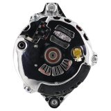Powermaster Street Alternators 378011 Alternator, Chrome, 140 Amp, V-Belt Pulley, Center Offset, Oldsmobile, Pontiac, Each thumbnail 5