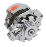 Powermaster Street Alternators 378011 Alternator, Chrome, 140 Amp, V-Belt Pulley, Center Offset, Oldsmobile, Pontiac, Each thumbnail 8