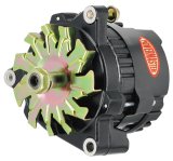 Powermaster Race Alternators 8072 Alternator, Internal Regulator, 100 Amp, Black, Buick, Oldsmobile, Pontiac, Chevy, GMC, Each thumbnail 2