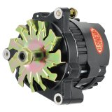 Powermaster Race Alternators 8072 Alternator, Internal Regulator, 100 Amp, Black, Buick, Oldsmobile, Pontiac, Chevy, GMC, Each thumbnail 3