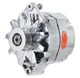 Powermaster Street Alternators 67293 Alternator, Internal Regulator, 150 Amp, Polished, Buick, Oldsmobile, Pontiac, Chevy, GMC, Each thumbnail 2