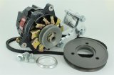 Powermaster XS Volt Drag Race Alternator Kits 2530615 Alternator, Adjustable Internal Regulator, 100 Amp, Snug Mount, Black, Chevy, Big Block, V8, Kit thumbnail 2