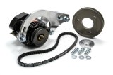 Powermaster Drag Race Alternator Kits 8-896 Alternator, Internal Regulator, 55 Amp, Low Mount, Black, Chevy, Small Block, V8, Kit thumbnail 4