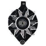 Powermaster Street Alternators 8-37141 Alternator, Internal Regulator, 150 Amp, V-Belt Pulley, Chrome Plated, Ford, Lincoln, Mercury, Each thumbnail 3