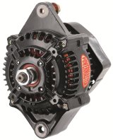 Powermaster Race Alternators 8136 Alternator, Internal Regulator, 100 Amp, Black, 16 V, Each thumbnail 2