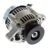 Powermaster Race Alternators 8173 Alternator, Race, 75 amp, 12 V, V-Belt, Natural Finish, Denso Case, Internal Regulator, Each thumbnail 2
