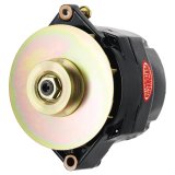 Powermaster Street Alternators 57294 Alternator, Internal Regulator, 150 Amp, V-Belt, Black Powdercoated, Buick, Oldsmobile, Pontiac, Chevy, GMC, Each thumbnail 3