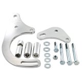 Powermaster Alternator Brackets 895 Bracket, Billet Aluminum, Polished, Upper and Lower Brackets, Chevy Big Block, Kit thumbnail 3