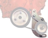 Powermaster Alternator Brackets 895 Bracket, Billet Aluminum, Polished, Upper and Lower Brackets, Chevy Big Block, Kit thumbnail 5