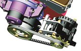 Powermaster Crankshaft Pulley Spacer Kits for 1969 CAMARO, 1967 CHEVY II - 981 and Bracket, Spacer, Aluminum, Natural, Chevy, 3-Bolt, Each thumbnail 2