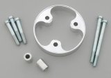 Powermaster Crankshaft Pulley Spacer Kits for 1969 CAMARO, 1967 CHEVY II - 981 and Bracket, Spacer, Aluminum, Natural, Chevy, 3-Bolt, Each thumbnail 3