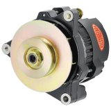 Powermaster Race Alternators 8478 Alternator, Alternator, GM CS121 Style, 12/14/16V, 100 amps, Black, V-Belt Pulley, Each thumbnail 1