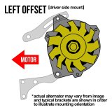 Powermaster Street Alternators 8-37529 Alternator, Internal Regulator, 140 Amp, Chrome Plated, Mopar, Each thumbnail 2