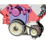 Powermaster Alternator Brackets 770 Bracket, Billet Aluminum, Drivers Side Low Mount, Small Block Chevy, Kit thumbnail 4