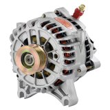 Powermaster Street Alternators 48315 Alternator, Internal Regulator, 200 Amp, Natural, Ford, Lincoln, Mercury, Each thumbnail 2