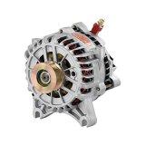 Powermaster Street Alternators 48315 Alternator, Internal Regulator, 200 Amp, Natural, Ford, Lincoln, Mercury, Each thumbnail 4