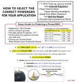 Powermaster PowerGEN Alternators for 1946-1948 DELUXE, SUPER 1948 F SERIES - 82016 Alternator, PowerGEN, Internal Regulator, 60 Amp, 6 V Positive Ground, Black Powdercoated, Each thumbnail 3